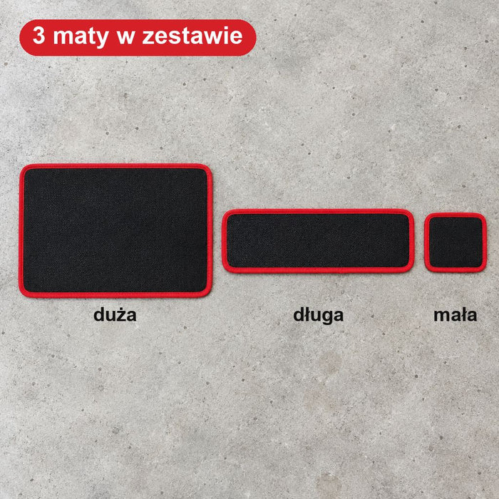 Zestaw 3 mat: duża, długa i mała